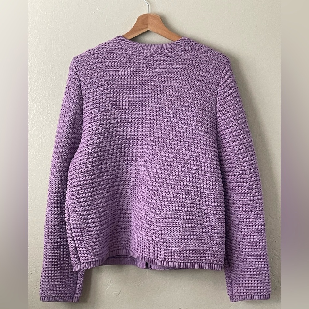 Talbots Texture Knit Button Cardigan Sweater - image 2